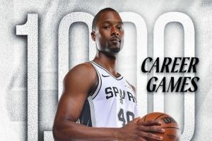 现役第16位!马刺官方祝贺哈里森·巴恩斯达到1000场里程碑!